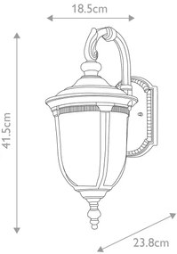 Aplică de exterior Elstead CL2-S CLEVELAND 1xE27/60W/230V IP44