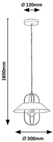 Pendul design industrial Nersin 3519 RX