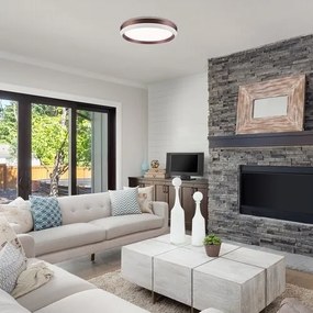 Plafoniera LED moderna Fontana maro, alb