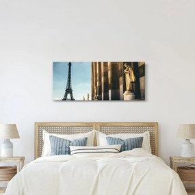Tabou din piața Trocader, Paris (120x50 cm)