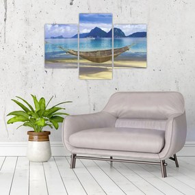 Tablou - Hamac pe plajă (90x60 cm)