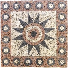 DIVERO – mozaic Floare, 120 cm x 120 cm