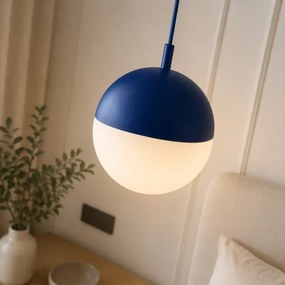 Argon 9000 - Lampă suspendată de exterior pe cablu LIV, 1xE27, 15W, 230V, IP44, albastră