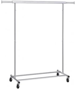 Suport mobil cu 1 bara Chrome 1, (92-132) x 45.4 x 160 cm