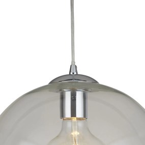 Lustra / Pendul design modern 30cm Balls crom / clar 1632CL SRT