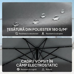 Outsunny braț lateral suspendat | Aosom Romania