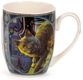 Cana din portelan cu pisici Rusty Cauldron - Lisa Parker 12 cm, 300 ml