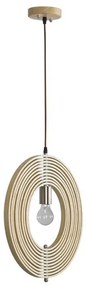 Lustra moderna decorativa design lemn natural Asco NVL-9138062