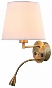 Aplica moderna 1 bec E27+led 3W+USB Caicos 6093 Mantra