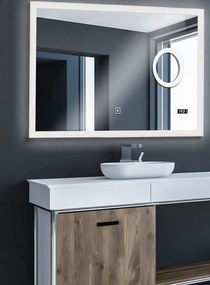 AQUAMARIN Oglindă de baie cu iluminare LED, 100 x 80 cm