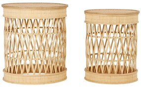 Set 2 masute de cafea, din lemn de bambus, Ladret