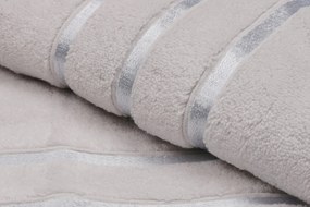 Set 2 Prosoape de Baie Dolce, 70x140 cm, 100% Micro Bumbac, 560 gsm, Bej Cacao cu Lapte