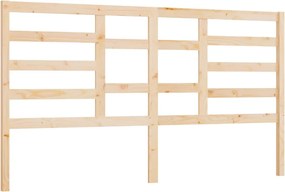 vidaXL Tăblie de pat, 206x4x104 cm, lemn masiv de pin