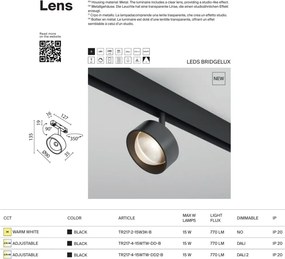 Spot LED pentru sina magnetica Exility Lens LED 3000K