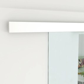 Homcom Usa Glisanta din Sticla pentru Interior, 210x75cm | Aosom Ro