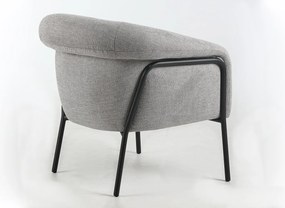 Fotoliu de relaxare gri CLOVER