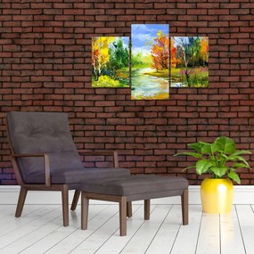 Tablou - Peisaj - pictură (90x60 cm)