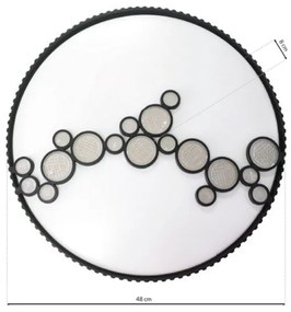 Plafonieră LED dimabilă LENA LED/40W/230V + telecomandă