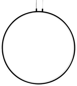 Lustra design inelar LED Ring 80 negru