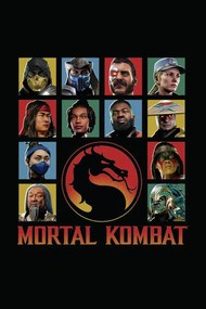 Poster de artă Mortal Kombat - Characters, (26.7 x 40 cm)