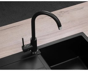 Concept BDG3334BC - baterie pentru chiuvetă 33,5 cm, granit/negru