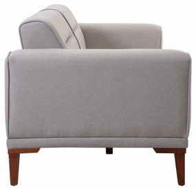 Set Canapea Extensibilă si Fotoliu Liones Tepsili, Crem