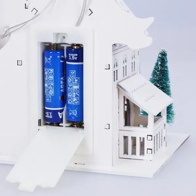 Brilagi - Decorațiune LED de Crăciun, bisericuță, LED/2xAA