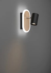 Eglo 901631 - Aplica de perete tip spot RIMBOCCHI LED/7W/230V maro/negru