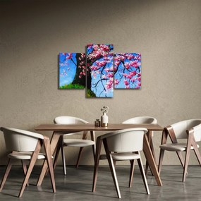 Tablou - Cireș înflorit - pictură (90x60 cm)