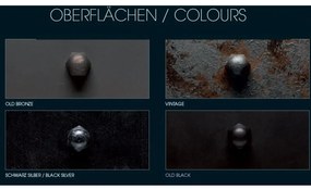 Stalp decorativ iluminat exterior din fier forjat, AL 6647