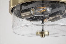 Plafoniera baie metal alama antique sticla IP44 Preston 2L