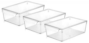 Organizator de frigider 3 buc. din plastic – Hermia