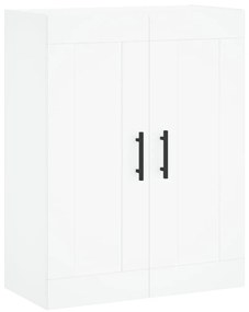 830404 vidaXL Dulap montat pe perete, alb, 69,5x34x90 cm, lemn prelucrat