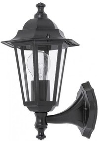 Aplica de perete exterior IP43, up light, negru Velence 8204 RX