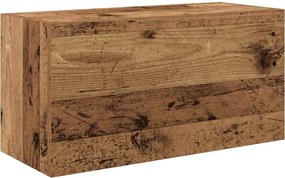 vidaXL Dulap perete de baie, lemn vechi, 60x25x30 cm, lemn prelucrat