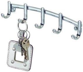 Cuier metalic pentru chei iDesign York Lyra, 21,5 x 4,6 cm