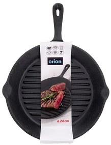 Tigaie grill Orion, fontă, 24 cm