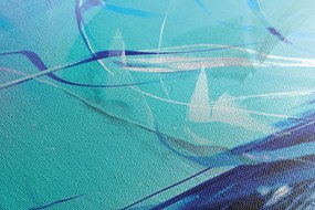 Tablou abstracția lumii subacvatice
