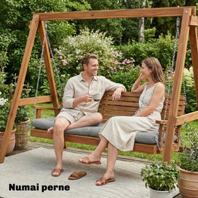 Outsunny Pernă pentru Scaune de Grădină, Leagăn, Bancă, Saltea Lungă | Aosom Romania