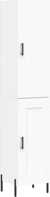 vidaXL Dulap înalt, alb, 34,5x34x180 cm, lemn prelucrat