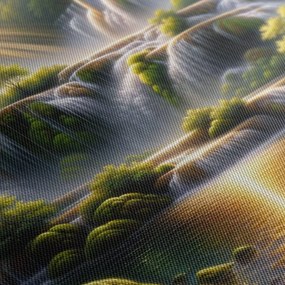 Tablou 5-piese cascade sclipitoare