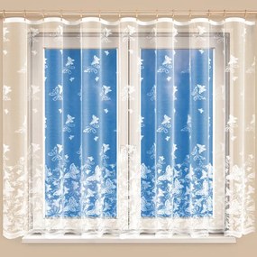 Perdea finisată din jacard AMALIE - set pentru balcon