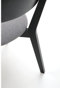 Scaun sufragerie Tentempies (negru + gri) . 1116982