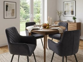Scaun de dining tapiTat FIGO, negru
