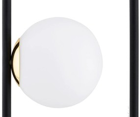 Veioza, lampa de masa design modern Rovetto negru
