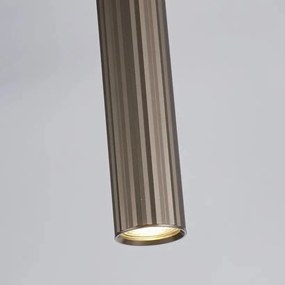 Pendul din aluminiu canelat Anna bronz