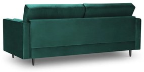 Canapea din catifea Milo Casa Santo, 219 cm, verde petrol