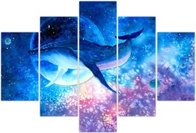Tablou - Balena spațială (150x105 cm)