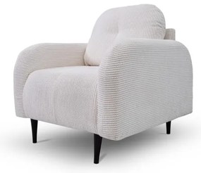 Fotoliu tapițat CLOUDY, crem