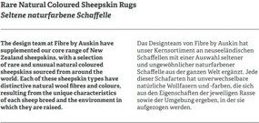 Fotoliu puf din blana Long Wool Karakul Natural Bean Bag XL